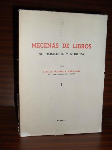 MECENAS DE LIBROS. Su Herldica y Nobleza. Tomo I. nico Publicado